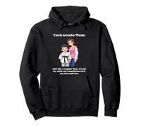 Taekwondo Mamá Mi hijo roundhouse Funny Artes marciales karate Sudadera con Capucha