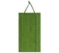 Taekwondo - Organizador de almacenamiento para cinturones de karate, judo, artes marciales mixtas, 13.7 x 24.8 pulgadas, material de tela de fieltro, color verde