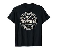 Taekwondo Principios Artes Marciales Coreanas TKD Kick Camiseta