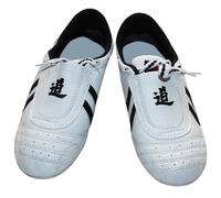 Taekwondo Zapatos, Deportes Boxeo Kung Fu Taichi Zapatos para Hombres y Mujeres Niños Zapatos de Entrenamiento Taekwondo Zapatos de Deportes Marciales Zapatillas, Blanco, 36.5 EU