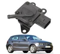 Taesayl Sensor de presión diferencial, sensor de presión de escape para 1er E81 E87 E88 E82 3er E90 E91 E92 E93 5er E60 E61 5er F10 F11 5er GT F07 7er F01 X1 X3 X5 X5 X5 6 E83 Sensor de presión E84