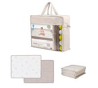 Taf Toys 13505 - Alfombra de Juego para Bebés Reversible - Impermeable, 180 x 150 cm - 10 Balas Incluidas - Uso Interior y Exterior - Desde el Nacimiento