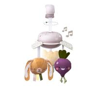 Taf Toys Móvil musical de jardín para cuna con melodías clásicas, juguetes colgantes suaves, promueve las habilidades motoras y el desarrollo emocional, clip grande para una fácil fijación, adecuado