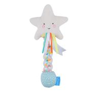 Taf Toys Star Rainstick Baby Rattle Toy Gift. Easy Grip Handle with Ribbons. Sensory Rain Stick Rattle. Suitable for Boys & Girls from Birth