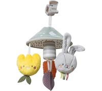 Taf Toys Urban Garden - Cochecito móvil con sonidos relajantes. Móvil de viaje para bebé con juguetes sensoriales suaves para colgar y campana. Fácil de fijar al asiento del coche o silla de empuje