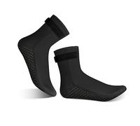 TAFACE 1 par de calcetines de buceo para adultos con cintas adhesivas, aletas, calcetines de natación, equipo profesional de buceo, protector de pies de buceo, antideslizante, resistente a los cortes