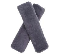 TAFACE 2 almohadillas protectoras para cinturón de seguridad, almohadillas protectoras para cinturón de seguridad, funda de edredón para cámara, accesorios de coche grises, para niños y adultos