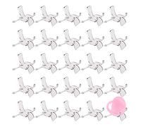 TAFACE 25 expositores para piedras preciosas de acrílico transparente - Base de colección para cristal, ágata, jade