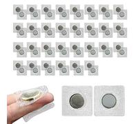 TAFACE 30 pares de hebillas magnéticas invisibles, minibotones magnéticos ocultos, imanes envueltos en PVC, botones de presión magnéticos para coser, adecuados para ropa, bolsos, mochilas