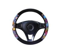 TAFACE Funda de volante de 1 pieza, funda protectora de volante de estilo nacional, funda decorativa, funda envolvente absorbente de sudor y transpirable, adecuada para mujeres