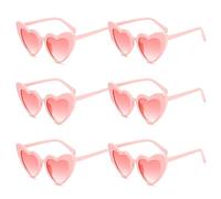 TAFACE Gafas de Sol Corazón Rosa Vintage - Protección UV, Divertidas de Fantasía para Fiesta al Aire Libre, L