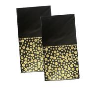 TAFACE Juego de 2 manteles de lujo y elegantes de 137 cm x 274 cm, diseño rectangular, de lunares, impermeable y resistente al aceite, ideal para pícnic, fiesta, boda