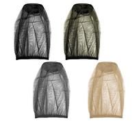 TAFACE - Juego de 4 mosquiteros antimosquitos, sombreros antimosquitos para acampar, redes antiinsectos de malla fina para exteriores, senderismo, caminata.