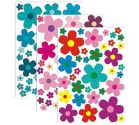 TAFACE Juego de pegatinas de flores, adhesivo para coche de flor, adhesivo de planta con temática de naturaleza, adhesivo impermeable para bicicleta, coche, ordenador portátil
