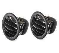 TAFASVCVMK Consola Central Salida Aire para Opel para Adam para Corsa D MK3 para Vauxhall 13417363 2201099 Cromo/Negro A/C Cubierta Ventilación Aire Rejilla Salida(2 X Black)