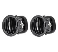 TAFASVCVMK Consola Central Salida Aire para Opel para Adam para Corsa D MK3 para Vauxhall 13417363 2201099 Cromo/Negro A/C Cubierta Ventilación Aire Rejilla Salida(2 X Chrome)