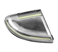 TAFASVCVMK Intermitente Retrovisor Para Dodge Para Ram 1500 2500 2009-2022 2 Luces Intermitentes Dinámicas Estacionamiento Luz Giro Trasera Blanca Para Espejo Lateral(1PC Left Clear)