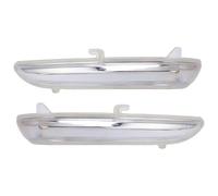 TAFASVCVMK Intermitente Retrovisor Para P&eugeot 208 301 Para Citroën C3 1607512680 Espejo Retrovisor Coche Luz Señal Giro Cubierta Lámpara Indicadora Visión Trasera(Pair)