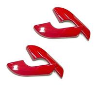 TAFASVCVMK para Alfa para Romeo para Giulietta Manija Interior Puerta Decoración Carcasa Protectora Pegatina Adhesiva(Red-4pcs)