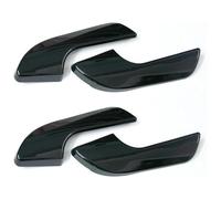 TAFASVCVMK para Alfa para Romeo para Giulietta Manija Interior Puerta Decoración Carcasa Protectora Pegatina Adhesiva(Black-4pcs)