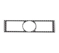 TAFASVCVMK para Seat para León Mk2 2008-2012 Adhesivo para Panel Marco Lectura Trasera Coche Fibra Carbono Suave Pegatina Adhesiva(Negro)