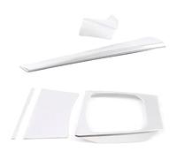 TAFASVCVMK para Serie 3 para 4 G20 G21 G22 2020-2022 Kit Embellecedor Interior Panel Cambios Coche ABS Pegatina Adhesiva(Silver A)