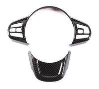 TAFASVCVMK para Toyota para Gr para Supra A90 2019-2024 Embellecedor Cubierta Marco Volante Coche ABS Pegatina Adhesiva(Carbon Fiber Look)