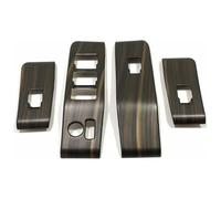 TAFASVCVMK para Toyota para Highlander 2020-2022 Consola Instrumentos Engranaje Tapa Taza Agua Embellecedores Ventilación Aire Pegatina Adhesiva(Glass Switch)