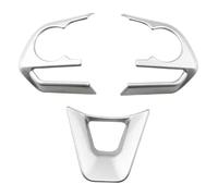 TAFASVCVMK para Toyota para RAV4 XA50 para Corolla E210 para Cross 2019-2024 Embellecedor Panel Botones para Volante Coche Pegatina Adhesiva(Plata)