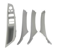 TAFASVCVMK Perilla Puerta Interior Para La Serie 5 F10 F11 F18 520 523 525 528 530 2010-2017 LHD Cubierta Panel Manija Interior Puerta Automóvil Lado Conductor(Gary,Set)