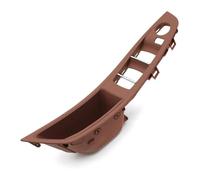 TAFASVCVMK Perilla Puerta Interior Para La Serie 5 F10 F11 F18 520 523 525 528 530 2010-2017 LHD RHD Manija Puerta Automóvil Panel Reposabrazos Moldura(marrón,LHD)