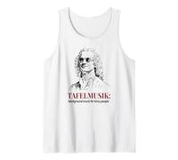 Tafelmusik Funny Telemann Música clásica Camiseta sin Mangas