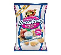 Taffel Broadway less fat sour cream & onion flavored papas fritas 1 Embalar of 325g