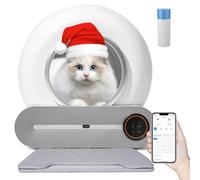 TaFoyu Caja higiénica autolimpiable, Caja de Arena para Gatos autolimpiante con Control de App, Caja de Arena automática, Adecuada para Gatos de 1,5-10 kg, para Varios Gatos