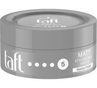 Taft Cera mate Styling con grado de retención 5 (75 ml), cera para el cabello de larga duración con acabado mate con hasta 24 horas de sujeción, aporta estructura al cabello estilizado
