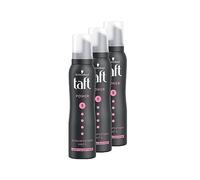 Taft Espuma fijadora Power Cachemire, grado de retención 5 (150 ml), espuma para el cabello con fórmula Taft Power, peinado con suavidad y volumen, 3 x 150 ml
