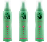 Taft Espuma Fijadora VOLUMEN 3 X 150Ml Firmeza 4 - Para Cabello Fino - Estilo