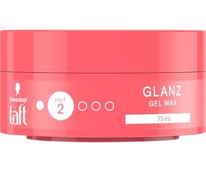 TAFT Gel Wax - Cera brillante con grado de retención 2 (75 ml), cera para un acabado brillante, la cera para el cabello dura hasta 24 horas, fácil de extender y fácil de lavar