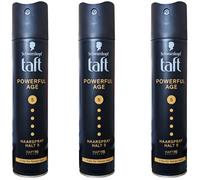 taft POWERFUL AGE Spray Fijador 5 para Cabello Fino, 3 x 250 ml