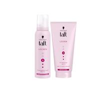 Taft Schwarzkopf - Espuma fijadora para rizos (150 ml) grado de retención 3 para rizos y bálsamos de larga duración (150 ml)