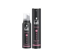 Taft Schwarzkopf - Espuma fijadora Power Cashmere (150 ml), grado de retención, 5 espuma para el cabello, mousse para el cabello, suavidad y laca Power Cashmere (250 ml)