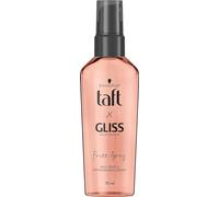 Taft x Gliss Serum Frizz Away (75 ml), el serum antiencrespamiento proporciona hasta 24 horas de control del encrespamiento, proporciona un cabello antiestático y desenredado