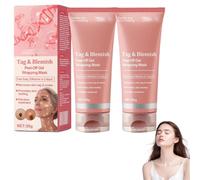 Tag & Blemish Peel-Off Gel Mascarilla Envolvente, Mascarilla Exfoliante Facial Avanzada, Eliminador de Manchas Oscuras para Cara y Cuerpo, Mejora eficazmente la piel, Todo Tipo de Pieles (2pcs)