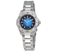 TAG Heuer Aquaracer Reloj automático para mujer con esfera azul diamante, WBP2411.BA0622, azul, 30 mm, moderno, Azul, 30 mm, Moderno, Azul, 30 mm, Moderno