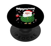 Tagalo Feliz Navidad Maligayang Pasko PopSockets PopGrip Adhesivo