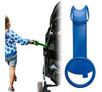 tagalong - Accesorio para cochecito de bebé con asa para mantener a los niños cerca, proporciona un lugar divertido para manos pequeñas y ayuda a su independencia. Funciona en casi cualquier cochecito, así como en carritos de compras y más., Azul-001, Azul, 3 Ounce