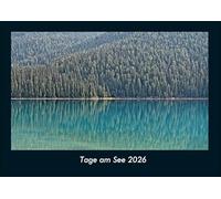 Tage am See 2026 Fotokalender DIN A4: Monatskalender mit Bild-Motiven aus Fauna und Flora, Natur, Blumen und Pflanzen