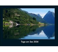 Tage am See 2026 Fotokalender DIN A4: Monatskalender mit Bild-Motiven aus Fauna und Flora, Natur, Blumen und Pflanzen