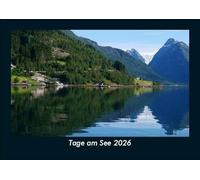 Tage am See 2026 Fotokalender DIN A5: Monatskalender mit Bild-Motiven aus Fauna und Flora, Natur, Blumen und Pflanzen