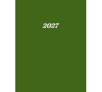Tagesplaner 2027: Kalender 2027 Buchkalender a4 1 tag eine seite - Tag mit Zeiteinteilung | 365 Tage | Terminkalender | Office Planer | Kalenderbuch